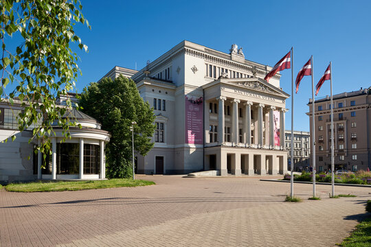 Latvian national opera, Riga, Latvia.
