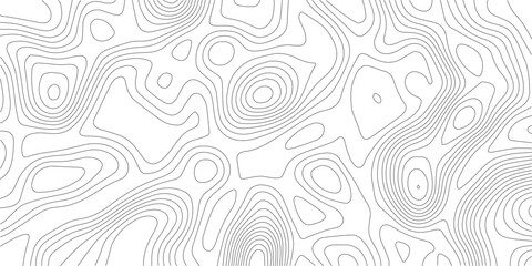 Topographic contour lines geographic elevation map pattern with topographic abstract geography landscape cartography elevation background navigation © MIm