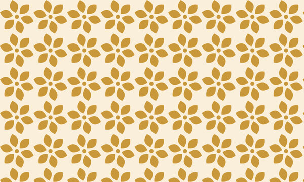 Orange Folwer Pattrens
