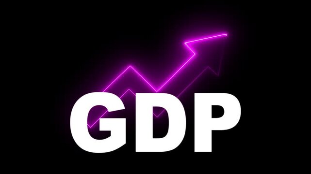 A GDP growth economy finance investment market chart arrow profit trend surge GDP growth economy finance investment bar chart arrow coin stack rising optimism and challenge