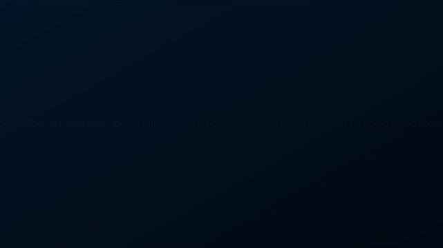 Abstract dark blue animation 4k background, with subtle glowing, digital network lines, and particle motion
