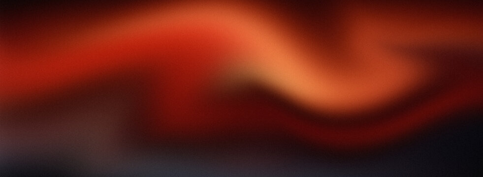 Abstract Liquid Orange Energy Wave on Dark LED Screen Texture Background with Scanlines