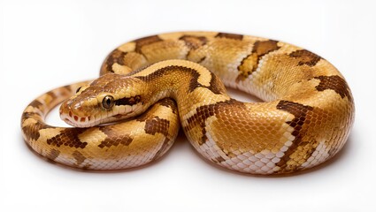 Fototapeta premium Python Isolated on White Background