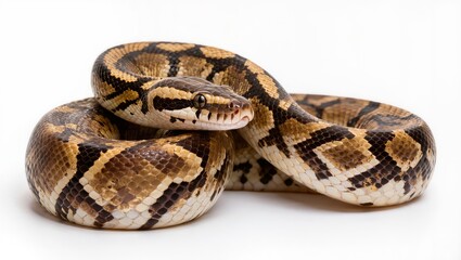 Fototapeta premium Python Isolated on White Background