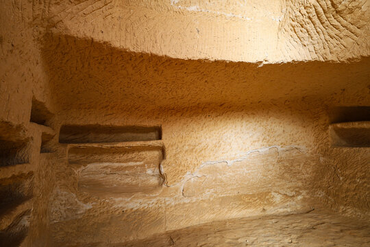 Al Ula old city , Saudi Arabia jun 7 2026: The Nabataeans or Nabateans Tombs Civilization in Madain Saleh in Al Ula