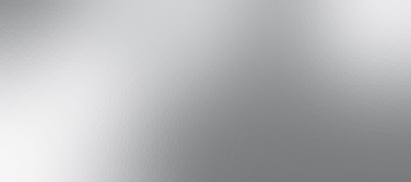 Silver foil texture background with light reflection. Christmas gift background