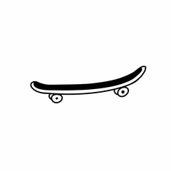 skateboard isolated on white background © abyan