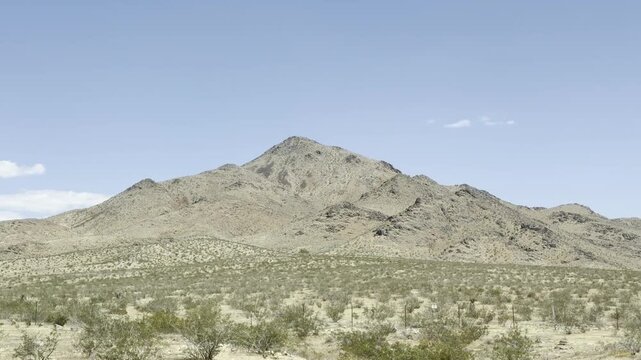 The peaks between Victorville and Barstow.  San Bernardino County, California. Interstate 15 Highway. High Desert (California), Mojave Desert. Basin and Range Province.  Mesozoic volcanic rocks
