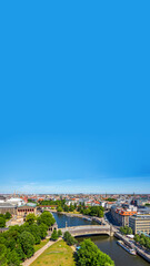 Obraz premium Blick über Berlin und Spree 