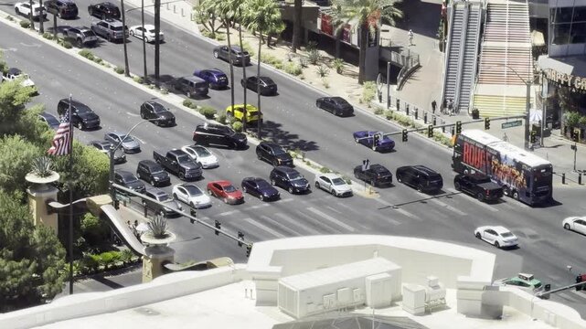 The Las Vegas Strip is a stretch of Las Vegas Boulevard in Clark County, Nevada, that is known for its concentration of resort hotels and casinos.  from Encore Las Vegas	
