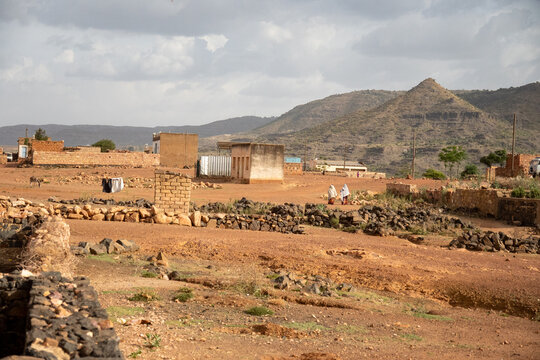 Village on the outskirts of Asmara, Eritrea