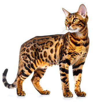 Bengal (Felis catus) Domestic Cat