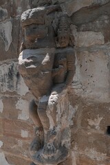 Fototapeta premium The Kailasanatha Temple in Kanchipuram, Tamil Nadu, South India is an ancient and one of the most impressive architectural monuments.