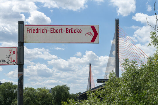 Friedrich-Ebert-Br&uuml;cke (Nordbr&uuml;cke/Rheinbr&uuml;cke Bonn-Nord), Juni 2026