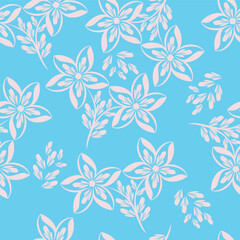 Fototapeta premium seamless floral pattern