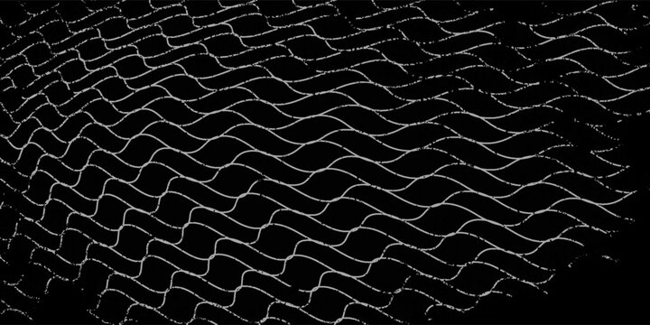 Net pattern. Rope net vector silhouette. Soccer, football, volleyball, tennis and tennis net pattern. Fisherman hunting net rope texture or pattern.
