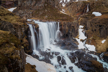 Vestdalsfossar waterfalls in the eastfjords of Iceland © p_rocha