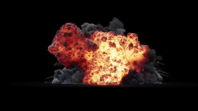 Dynamite stick exploding