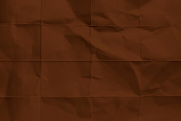 Textured brown paper background with folded patterns © Rawpixel.com