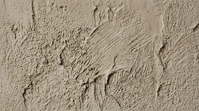 Light Beige Rough Textured Plaster Wall Surface for Interior Design Background