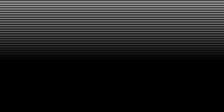 Line halftone gradation texture. Fading horizontal stripe gradient background. Repeating pattern backdrop. Black parallel thin to thick lines backdrop for overlay, print, cover, graphic design. Eps10