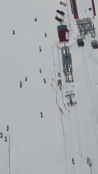 Ski Resort Overhead View