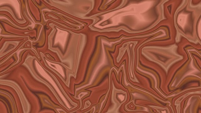 Motion Background Rustic Terracotta Copper Bronze Metallic Foil Chaotic Marbling Fluid Texture Template
