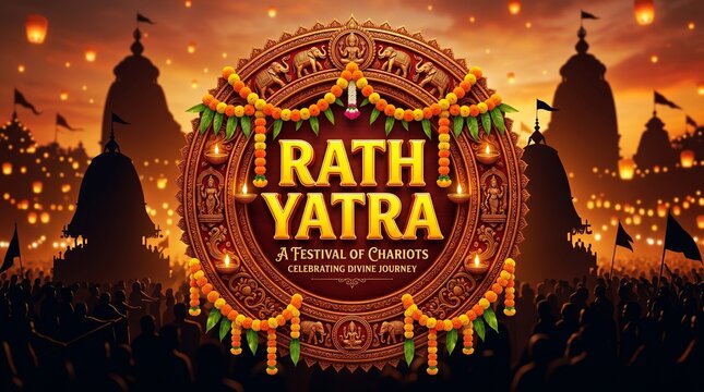Rath Yatra Festival of Typography Rath Yatra or Ratha Yatra the annual Rathayatra in Odisha