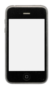 Vintage mobile phone iPhone 3G  frame. png isolated on transparent background