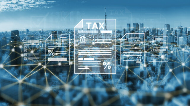Concept of international taxation. This represents global tax laws and financial regulations for multinational corporations, involving cross-border accounting and compliance. Fermion