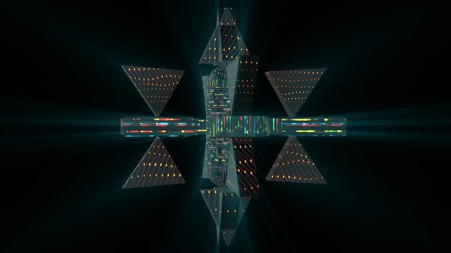 abstract background with glowing lines