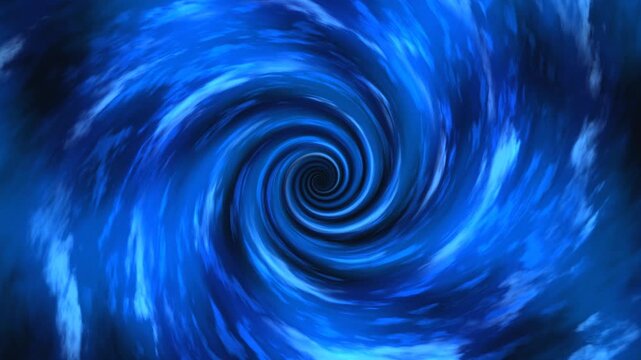 Endless swirling blue motion background for visuals and events