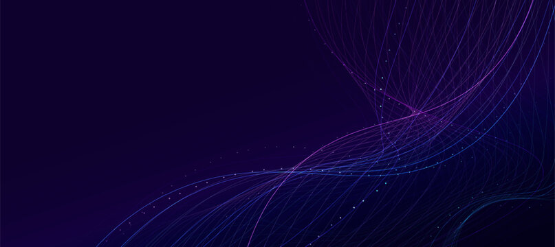 Technology digital data flow background, modern tech banner, corporate business concept, for presentation business or tech event poster EPS 10