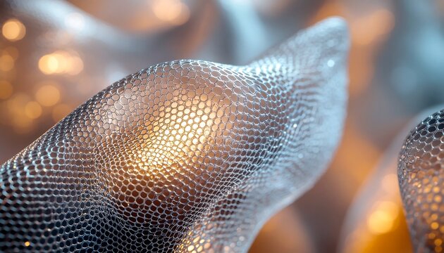 Closeup of a snakes skin texture pattern.