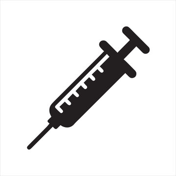 syringe icon vector illustration.