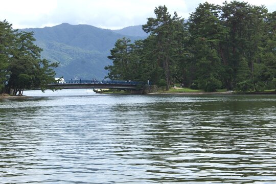 天橋立国定公園の風景　文殊港観光船乗り場