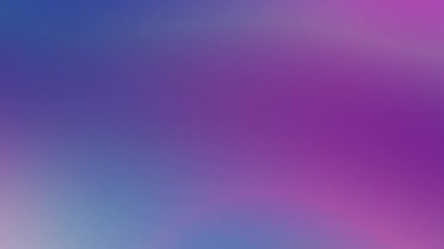 Soft glowing purple, blue, and fuchsia fluid gradient motion loop. A beautiful sleek abstract backdrop perfect for creative corporate presentations and modern website background elements