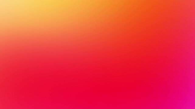 Warm multicolored gradient motion loop mixing fiery orange, red, and pink hues. A vibrant soft glowing wallpaper perfect for abstract presentation screens and website header graphics.