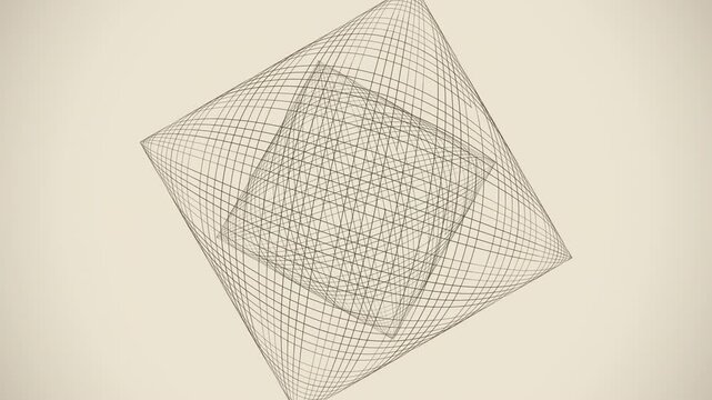 A mesmerizing seamless 4K loop of a glowing emerald lissajous sacred-geometry pattern breathing in radial symmetry with cinematic depth. Ideal for relaxation, meditation background. 4K UHD.
