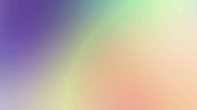 Multicolored iridescent rainbow gradient motion loop blending lime, yellow, and violet. A bright futuristic wallpaper perfect for abstract presentation screens and website header graphics