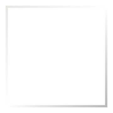 Simple square frame with subtle grey gradient border photo frame