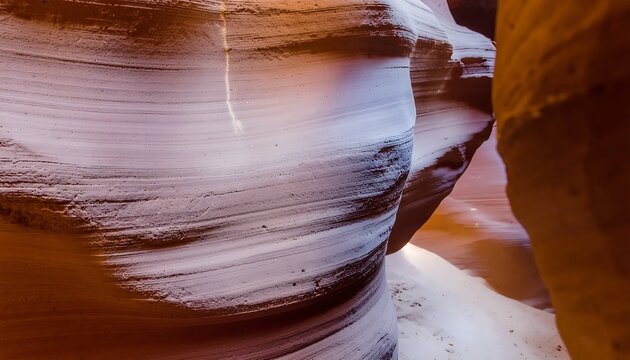 Smooth sandstone waves in narrow canyon.