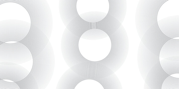 Concentric circles geometric element. eps 10