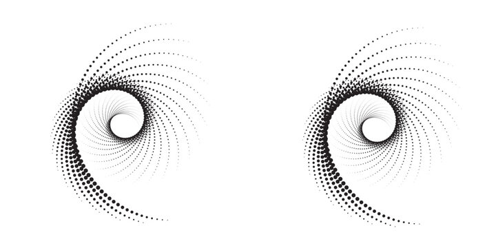 Concentric circles geometric element eps 10