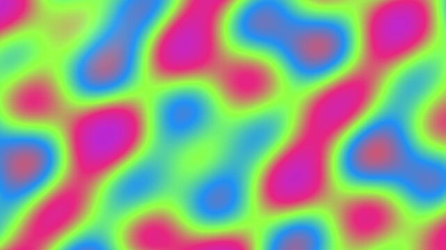 Vibrant abstract pattern with fluid shapes and vivid colors
