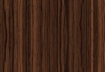 Fototapeta premium Deep dark brown vertical wood grain panel background
