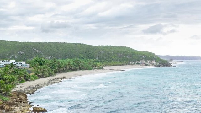 Beach and sea, Guajataca Beach and Train Tunnel, Isabela, Puerto Rico