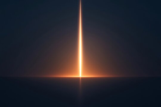 A radiant rocket launch illuminating the night sky with fiery brilliance and upward trajectory