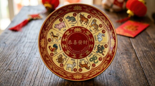 Traditional Chinese Compass Feng Shui Luo Pan Close Up