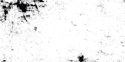 Fototapeta premium Grunge texture background with black scratches and marks on white surface vector illustration